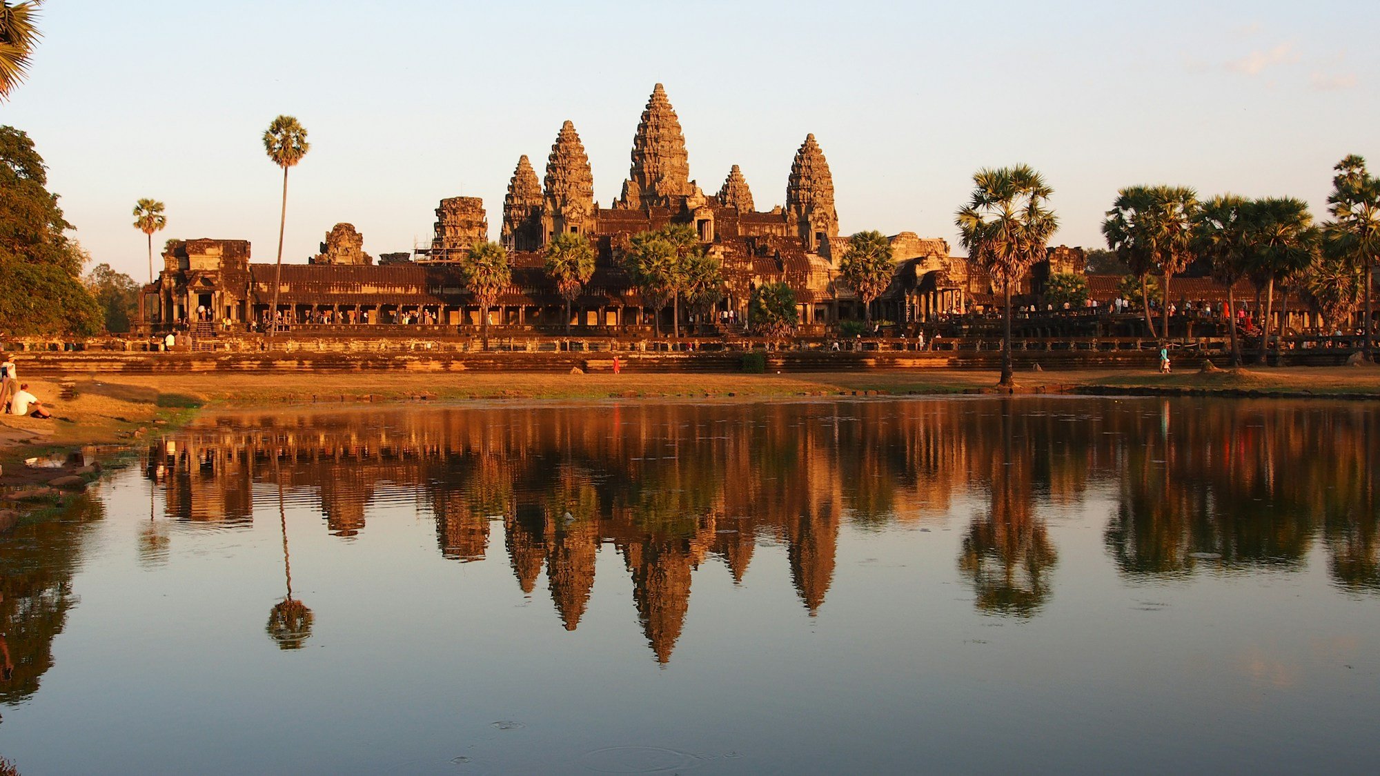 Angkor Wat odbicie